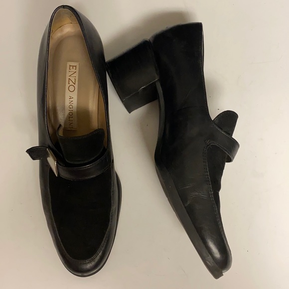 ENZO ANGIOLINI Suede Leather Slip On Shoes Size 8M - Picture 1 of 17